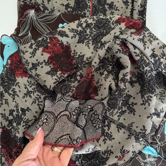 Vintage Boho Nothing Matches Boutique floral 2 pcs sheer skirt set - Picture 13 of 16